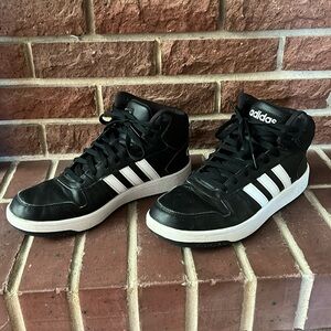 Mens Adidas Hoops 2.0 Mid Shoes 10.5